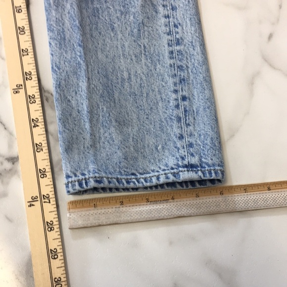 American Eagle Mom Jeans Womens 6 Light‎ Distressed Cotton Denim Blown Knees - Picture 8 of 14